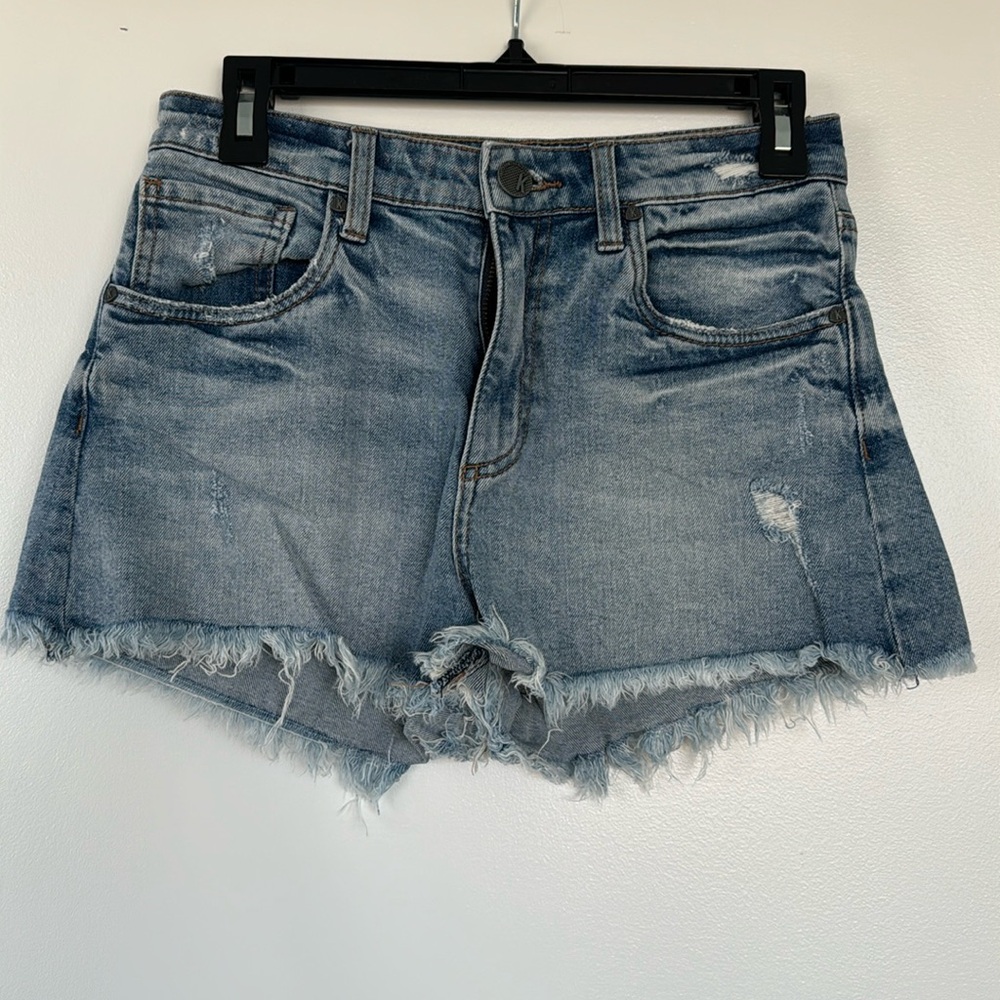 Kut from the Kloth denim cut-off denim shorts